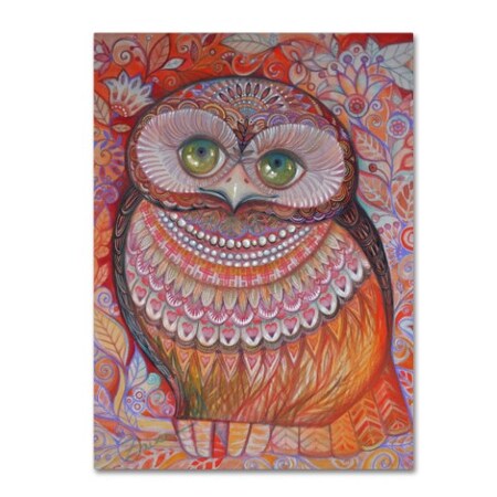 Oxana Ziaka 'Gold Honew Owl' Canvas Art,24x32
